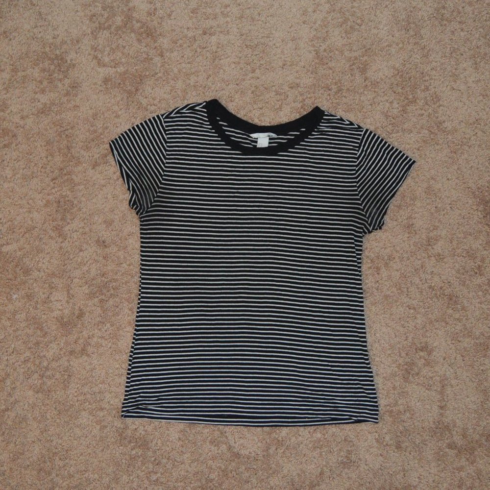 Black & White Stripe Shirt